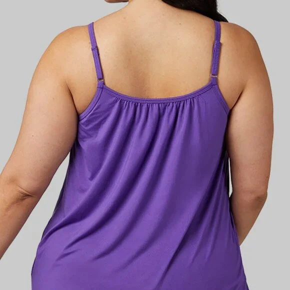 NEW 32 Degrees Black Flowy Bra Cami XXL - Picture 5 of 7